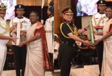 Photo of राष्ट्रपति मुर्मू ने प्रदान किए परम विशिष्ट सेवा मेडल, सेना व नौसेना प्रमुख को मिला सम्मान