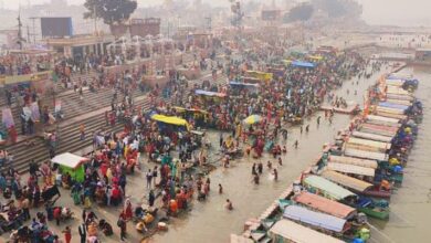 Photo of बसंत पंचमी पर रामनगरी में उमड़ा श्रद्धालुओं का रेला, चार पहिया वाहनों को किया गया प्रतिबंधित