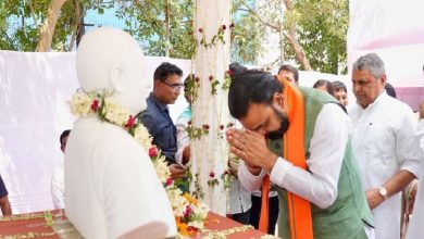 Photo of दिग्विजय सिंह को नमन करने जमुई पहुंचे सीएम सम्राट चौधरी